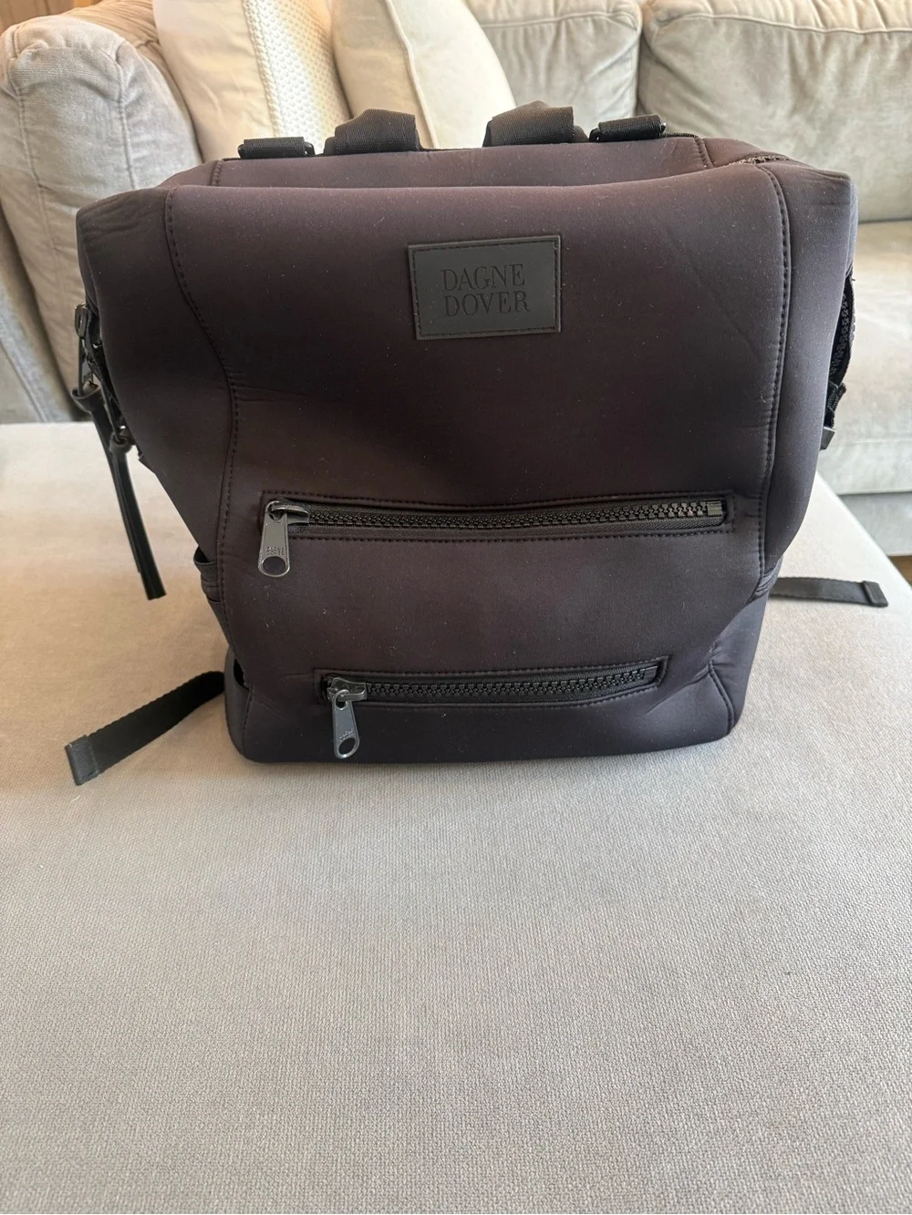 Dagne Dover Black Indi Diaper Backpack - Large